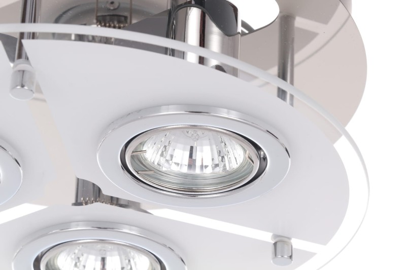SANTIAGO-3 lampa plafon LED GU10 3x6W b.ciepła