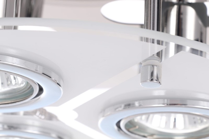 SANTIAGO-3 lampa plafon LED GU10 3x6W b.ciepła