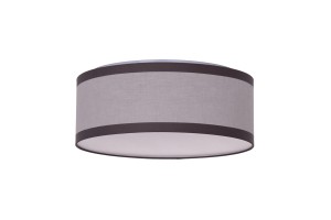 GIAVA-500 beż/brąz lampa sufitowa plafon abażur tkanina Ø50cm  ↕15cm 3xE27 hurt