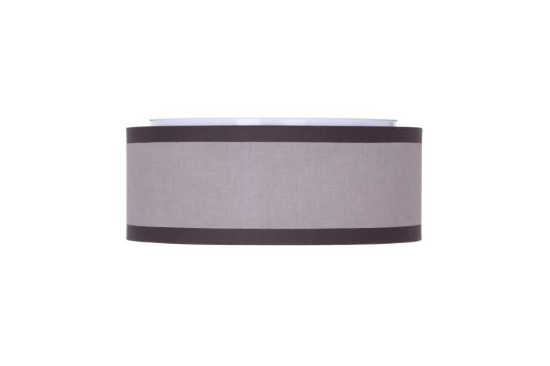 GIAVA-400 abażur plafon brąż+beż textil