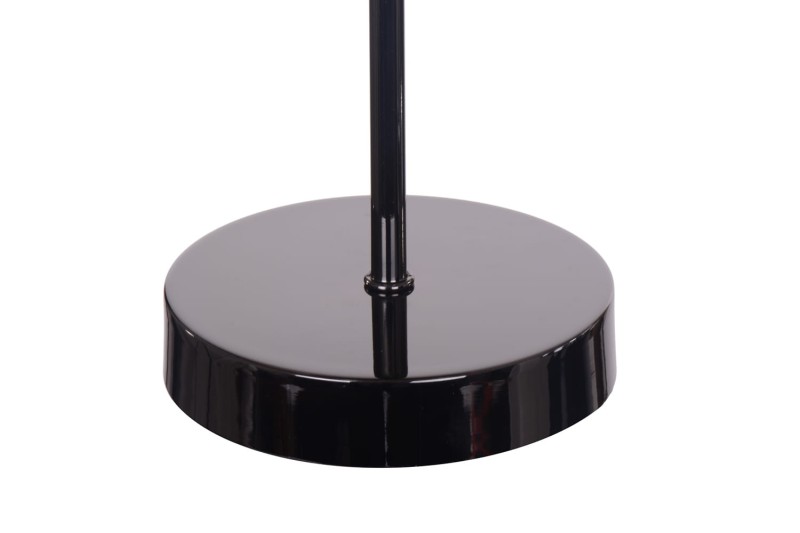 MT-507 czarna perła klosz czarny lampka stołowa