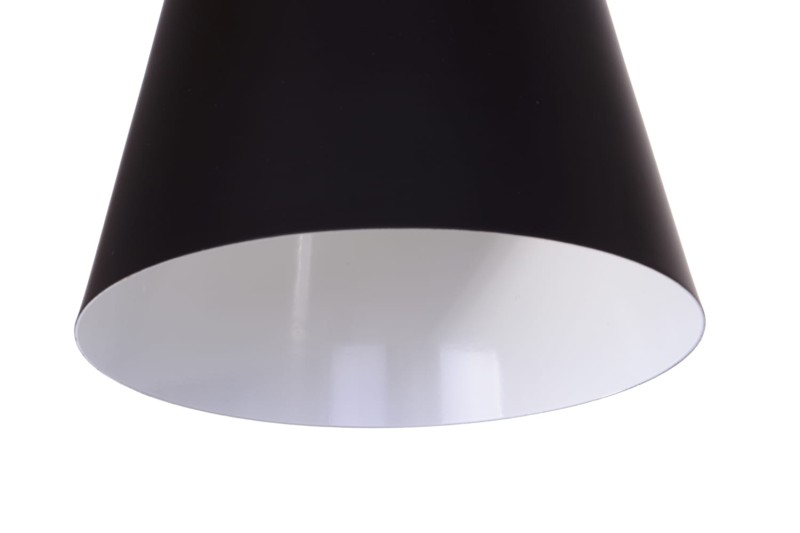 MONTREAL T – czarny mat/chrom  lampa stołowa E27
