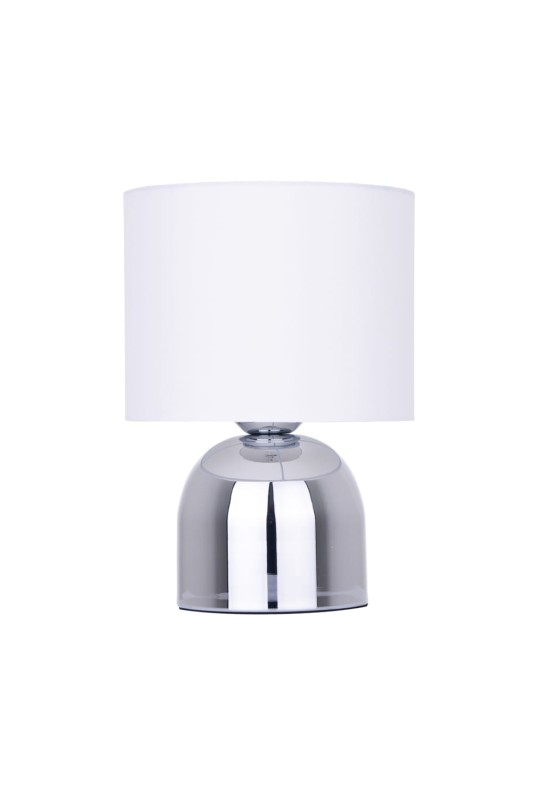 ALBA-W biały+chrom lampa stołowa