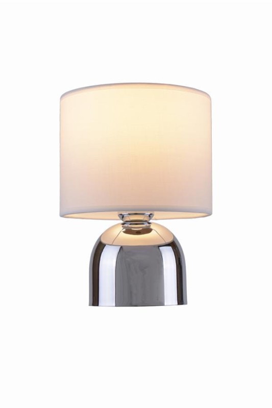 ALBA-W biały+chrom lampa stołowa