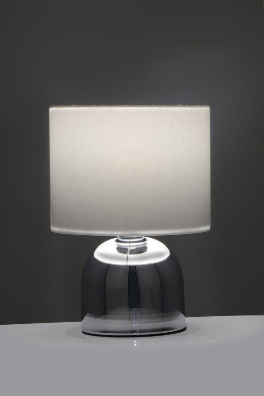 ALBA-W biały+chrom lampa stołowa