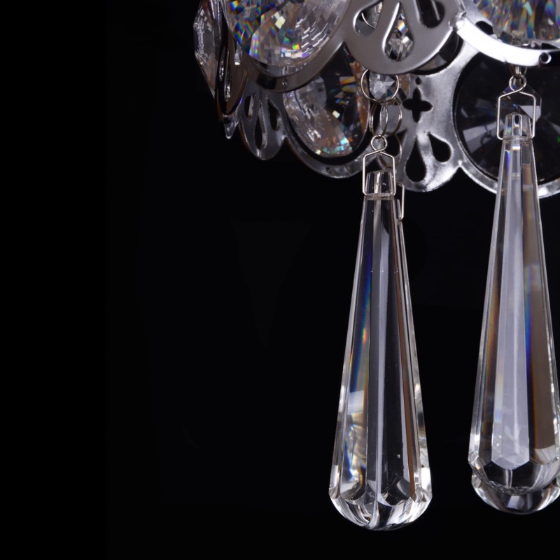 OLIVIA 200 kryształ chrom lampa wisząca