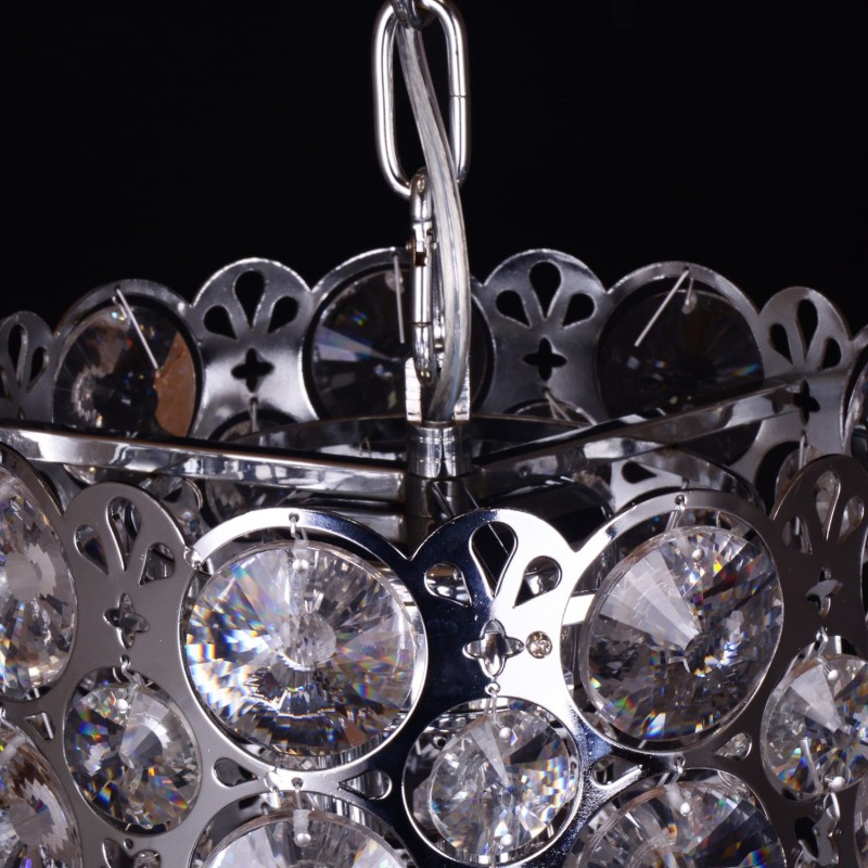 OLIVIA 200 kryształ chrom lampa wisząca