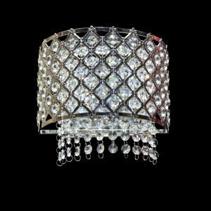 IBIZA 200B chrom lampa ścienna kinkiet kryształ styl glamour LED/E14