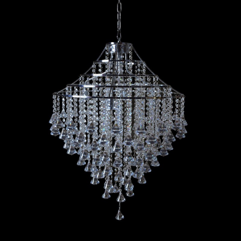 CARACAS 600 chrome lampa zwis 5*E14