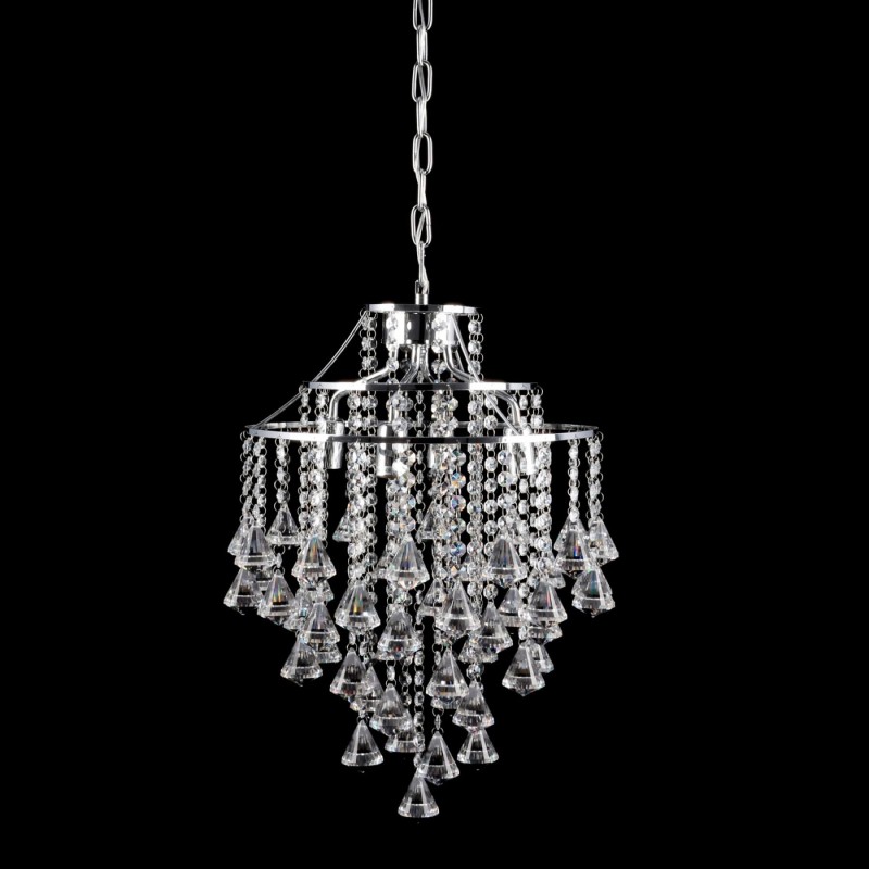 CARACAS 400 chrom lampa zwis 4*E14