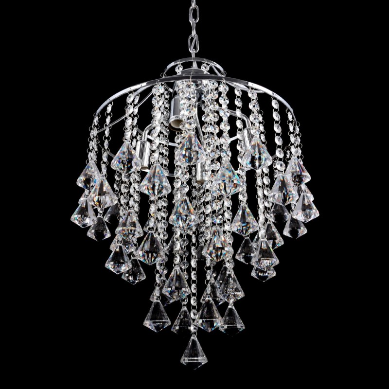 CARACAS 400 chrom lampa zwis 4*E14