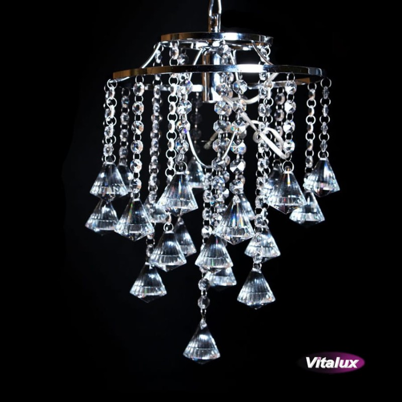 CARACAS 250 chrom lampa zwis 1*E14