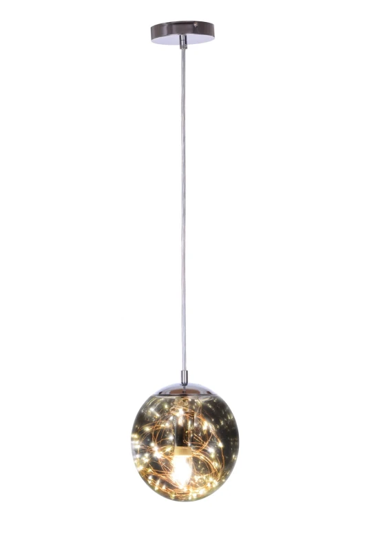 TERRA-M miedź lampa wisząca E27+LED 200mm