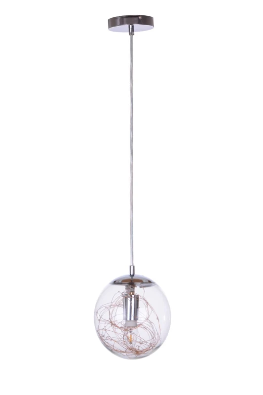 TERRA-M miedź lampa wisząca E27+LED 200mm