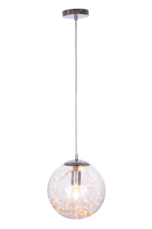 TERRA-D miedź lampa wisząca E27+LED 250mm