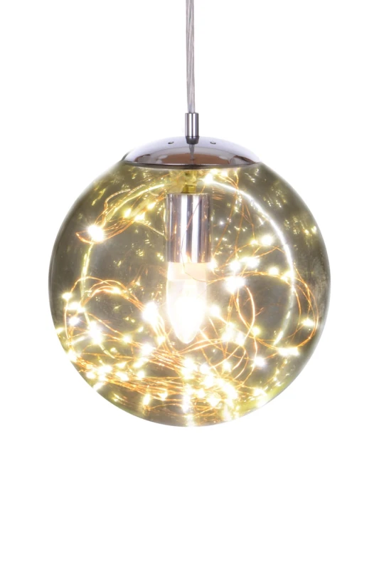 TERRA-D miedź lampa wisząca E27+LED 250mm