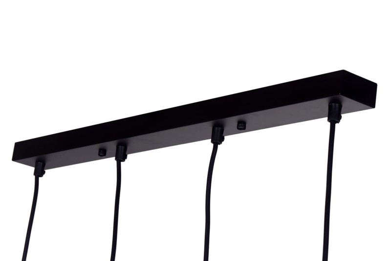 RIO-4 czarny+biały klosz lampa wisząca