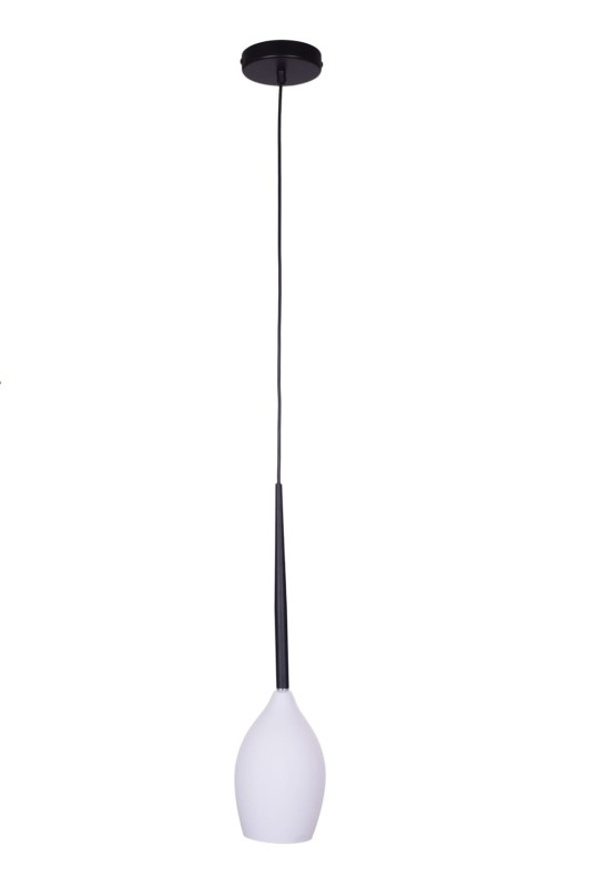 RIO-1 czarny+biały klosz lampa wisząca