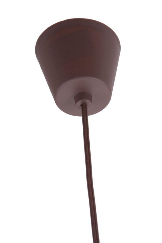 RAMONA loft style lampa wisząca silikon brąz E27