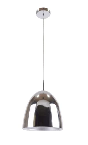 POP-300CR chrom lampa sufitowa wisząca klosz metalowy od spodu karbowany Ø30  ↕160cm 1xE14