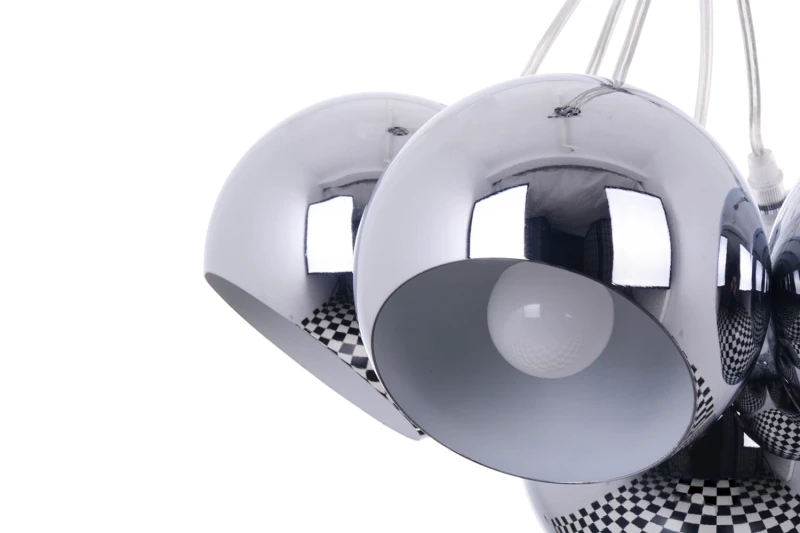 NEVA-7 chrom kula lampa zwis 7xE27