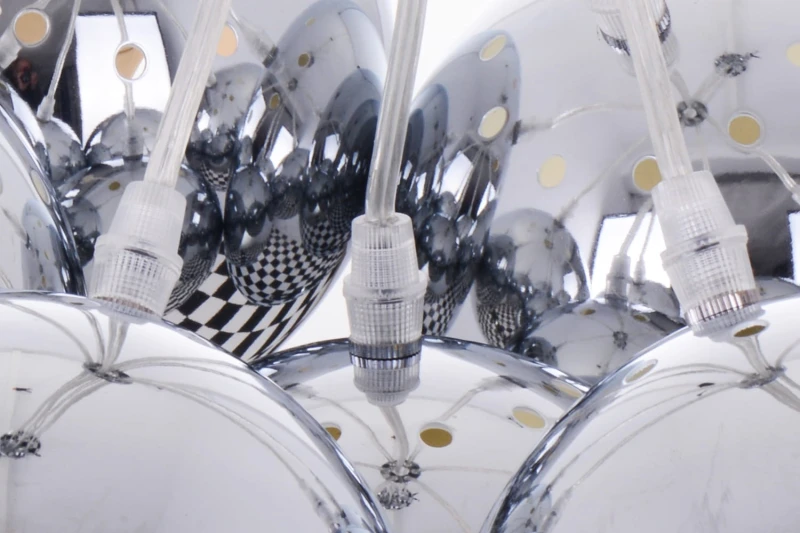 NEVA-7 chrom kula lampa zwis 7xE27