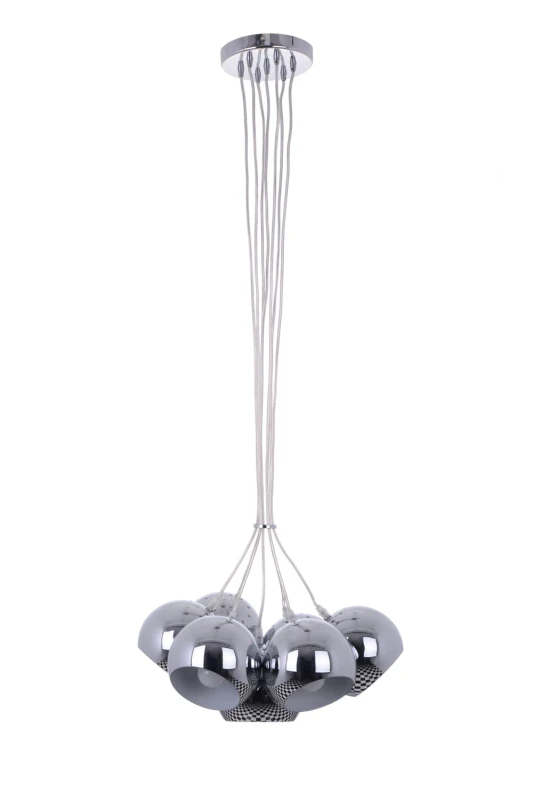NEVA-7 chrom kula lampa zwis 7xE27
