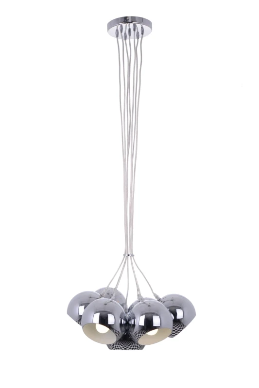 NEVA-7 chrom kula lampa zwis 7xE27