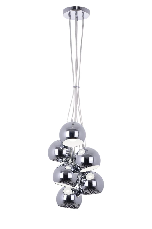 NEVA-7 chrom kula lampa zwis 7xE27