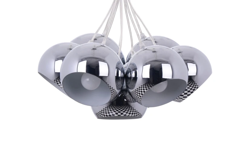 NEVA-7 chrom kula lampa zwis 7xE27