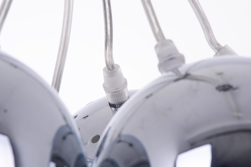 NEVA-5 chrom kula lampa zwis 5xE27