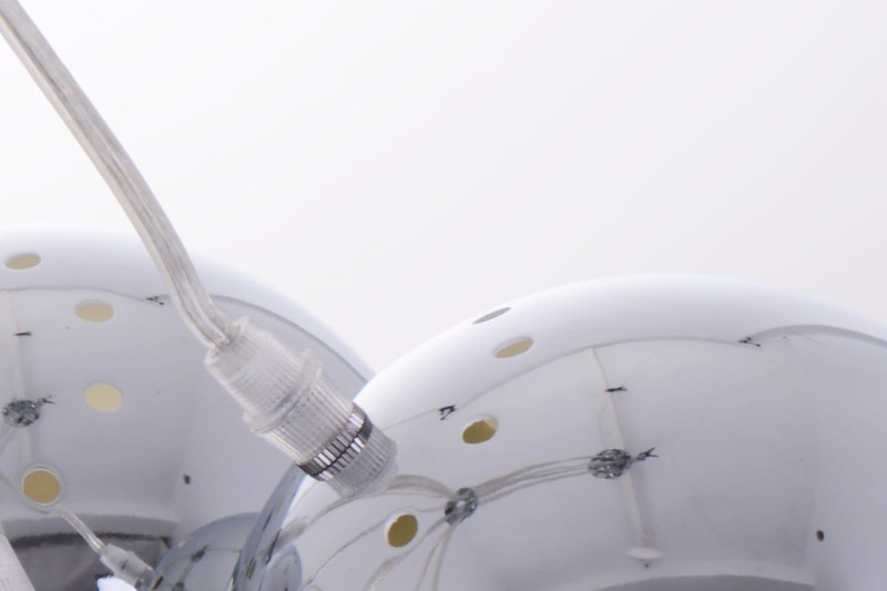 NEVA-5 chrom kula lampa zwis 5xE27