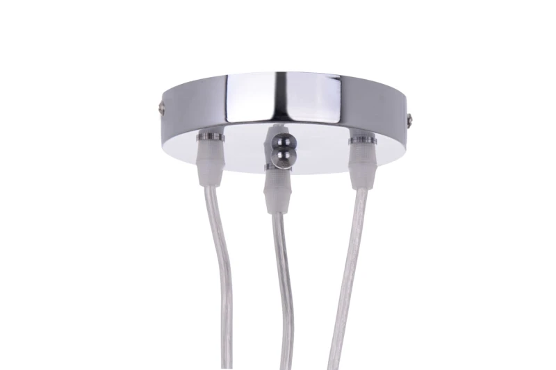 NEVA-3 chrom kula lampa zwis 3xE27
