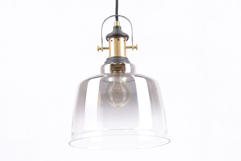 MALABO brass+black industrial vintage lampa 1xE27