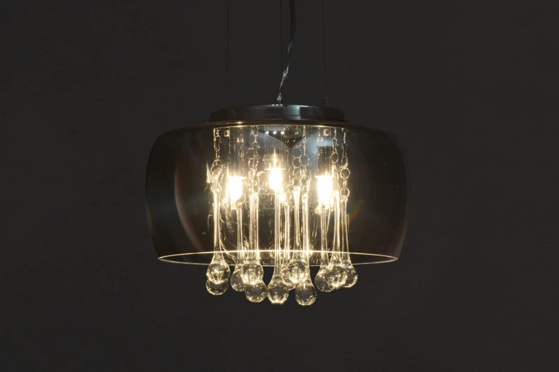 LOTUS-3 szary lampa zwis G9-3*25W