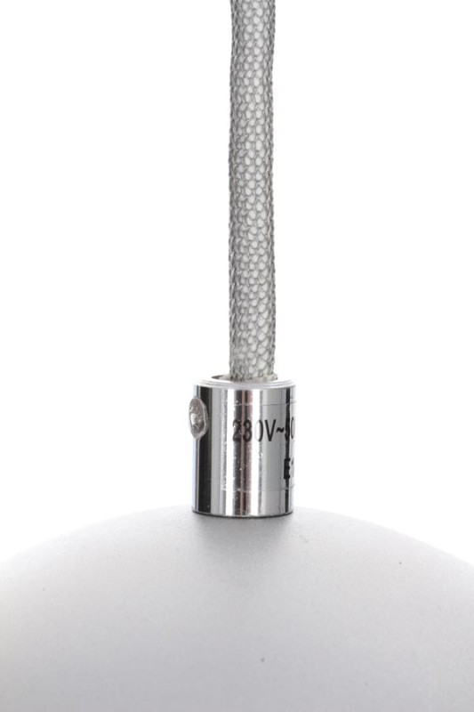 LORA-1 srebrna lampa wisząca do kuchni 1xE14