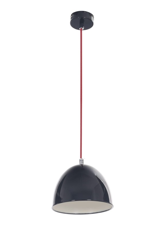 LORA-1 czarna lampa wisząca do kuchni 1xE14