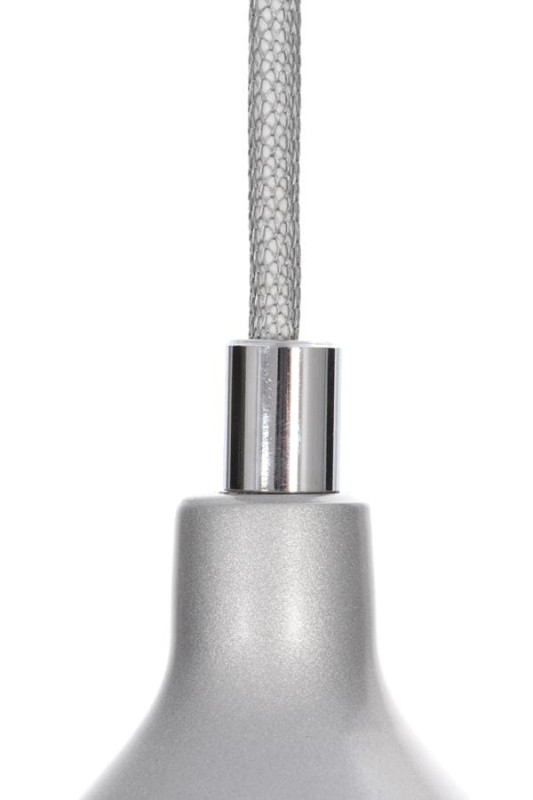 LOM-1 srebrna lampa wisząca kuchnia lobby 1xE14