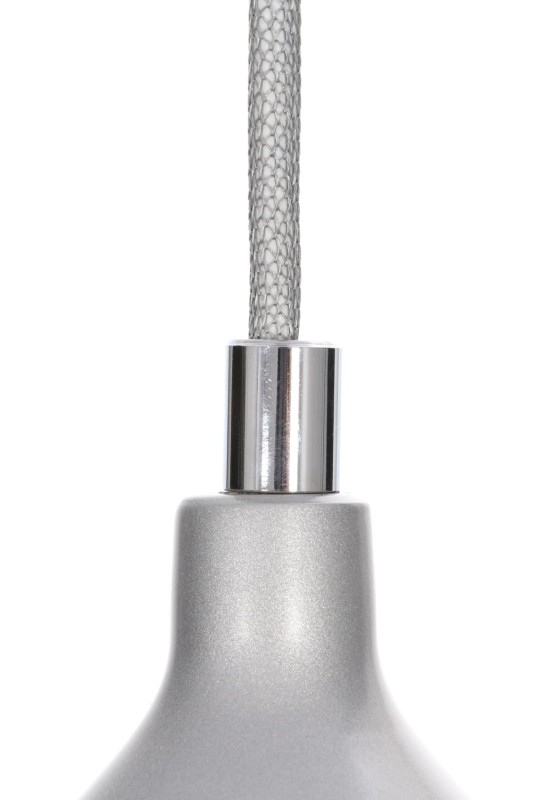 LOM-1 srebrna lampa wisząca kuchnia lobby 1xE14