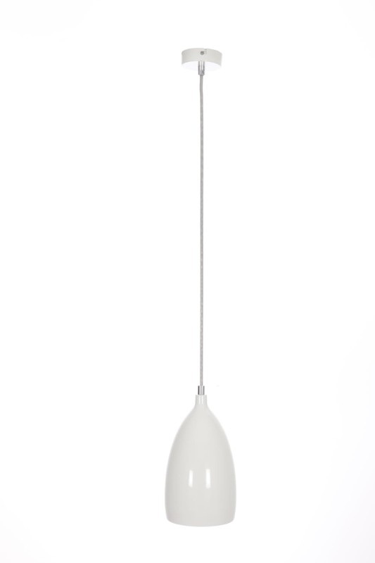 LOM-1 biała lampa wisząca kuchnia lobby 1xE14