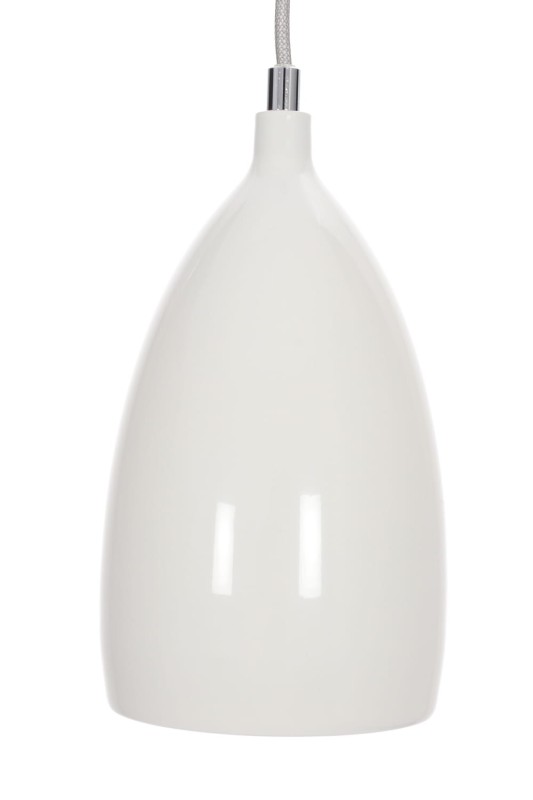 LOM-1 biała lampa wisząca kuchnia lobby 1xE14