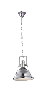 LOGAN styl industrial chrom lampa wisząca Ø 41cm  ↕ 150cm 1xE27