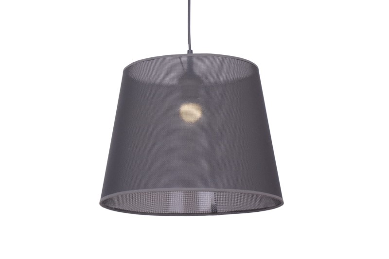 LAZZARO-400 grey abażur ażurowy zwis