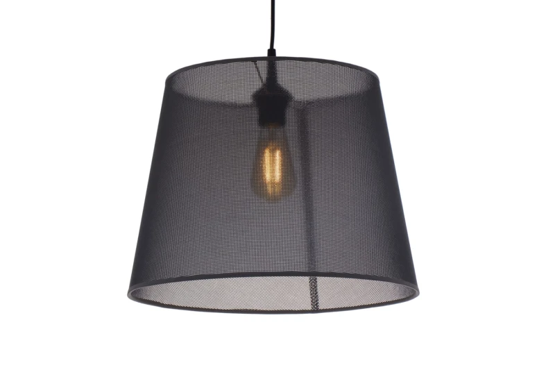 LAZZARO-400 black abażur ażurowy zwis