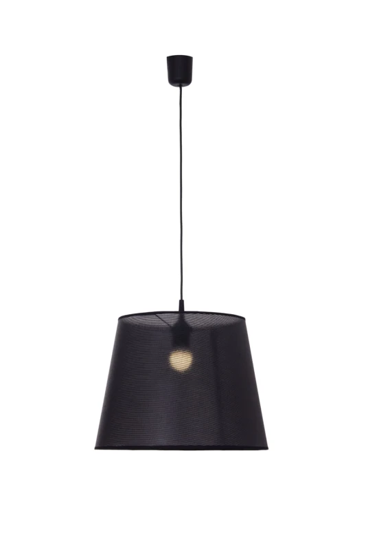 LAZZARO-400 black abażur ażurowy zwis