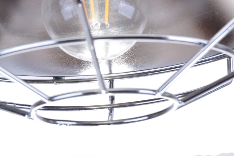 LASARUS chrom loft stylowy lampa zwis E27
