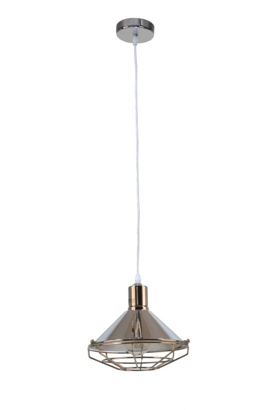 LASARUS chrom loft stylowy lampa zwis E27