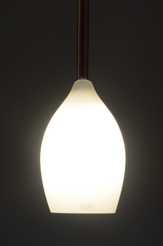 LANTERNA-C  biały/chrom/czarny lampa wisząca E14