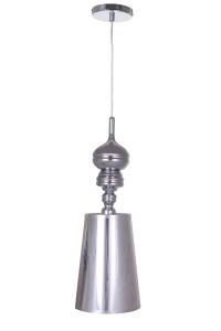 LAGUNA-S chrom lampa sufitowa wisząca klosz metalowy Ø15cm  ↕110cm 1xE27 
