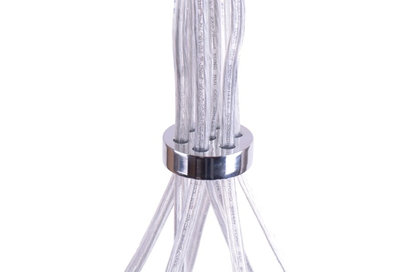 IRIS chrom lampa zwis E27-1*40W